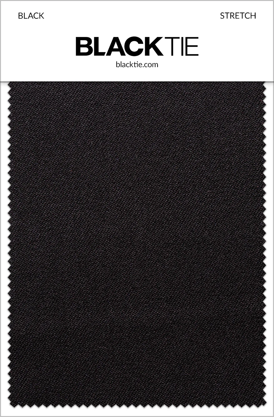 Black Stretch Fabric Swatch
