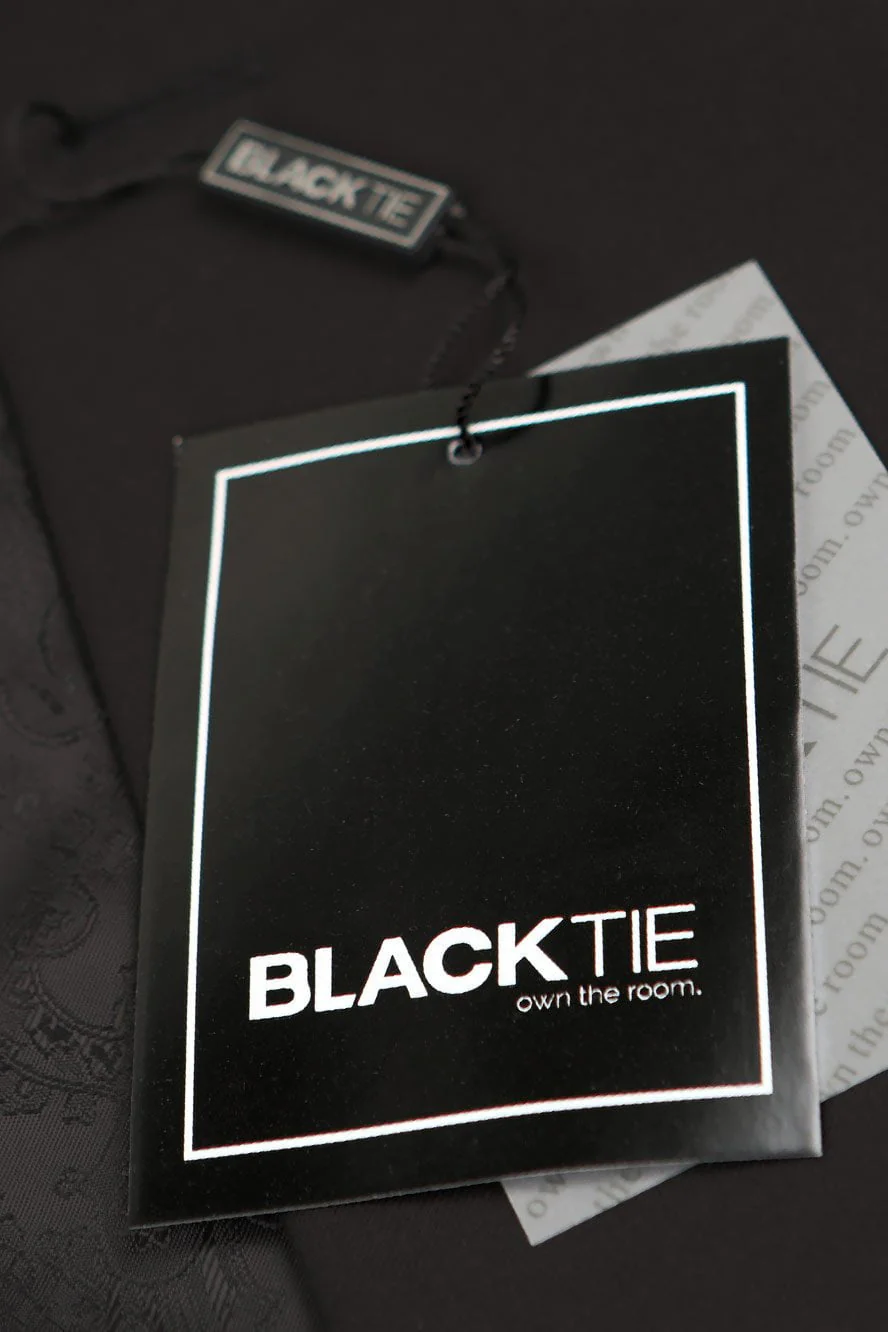 "Hartford" Black Tuxedo Jacket - Image 5