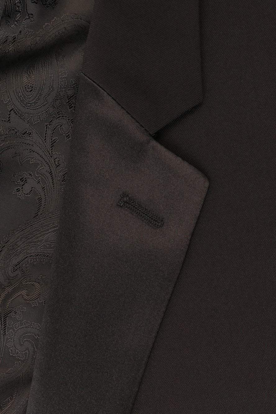 "Kingston" Black Tuxedo Jacket (Separates) - Image 3